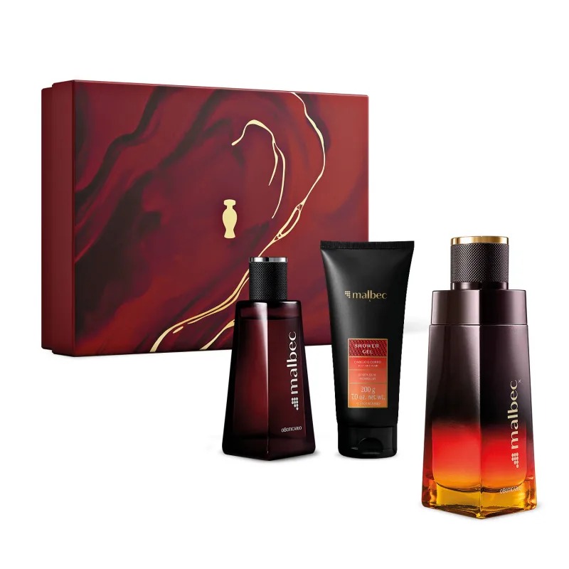 30% OFF em Kit Presente Dia dos Namorados Malbec (3 itens)